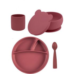 Oioi BLW Velvet Rose 4'lü Beslenme Set