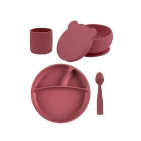 Oioi BLW Velvet Rose 4'lü Beslenme Set