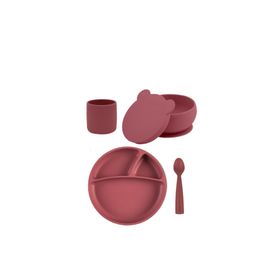 Oioi BLW Velvet Rose 4'lü Beslenme Set