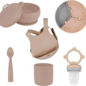 Oioi Bubble 6 Parça Beige Puzzle Mama Seti