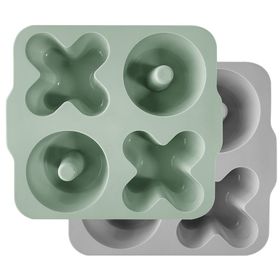 Oioi Bubble Beige/Powder Grey Xoxo 2'li Muffin Kalıp