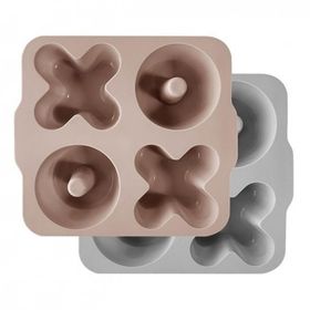 Oioi Bubble Beige/Powder Grey Xoxo 2'li Muffin Kalıp