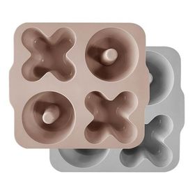 Oioi Bubble Beige/Powder Grey Xoxo 2'li Muffin Kalıp