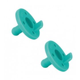 Oioi Emzix Tek Parça 0+ Ay Aqua Green Pinky Pink 2'li Silikon Emzik