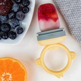 OiOi Mellow YellowPowder Grey Püre Meyve Sebze Süzgeci