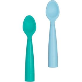 Oioi Nam Nam 2'Li - Mineral Blue/Aqua Green - Mavi Mama Kaşığı