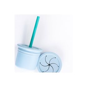 Oioi OIOI-01100102-MV-YSL Mavi Yeşil Ham Hüp Pipetli Bardak Seti