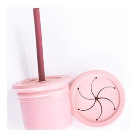 Oioi Pembe-Bordo Ham Hüp Pipetli Bardak Seti