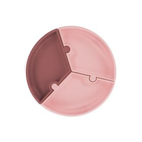 Oioi Pembe Bordo Puzzle Vakum Tabanlı Silikon Tabak