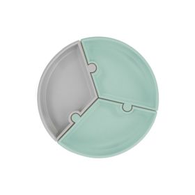 Oioi Pembe Bordo Puzzle Vakum Tabanlı Silikon Tabak