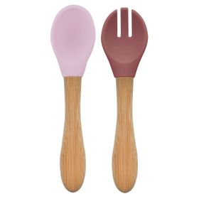 Oioi Pinky Pink Velvet Rose Mama Kaşık Çatal Seti