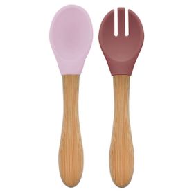Oioi Pinky Pink Velvet Rose Mama Kaşık Çatal Seti