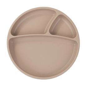 Oioi Porsiyon 6+ Ay Bubble Beige Vakum Tabanlı Silikon Tabak