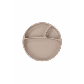 Oioi Porsiyon 6+ Ay Bubble Beige Vakum Tabanlı Silikon Tabak
