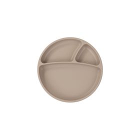 Oioi Porsiyon 6+ Ay Bubble Beige Vakum Tabanlı Silikon Tabak
