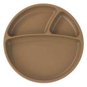 Oioi Porsiyon 6+ Ay Woody Brown Vakum Tabanlı Silikon Tabak