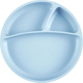 Oioi Porsiyon Vakumlu Mineral Blue Mama Tabağı