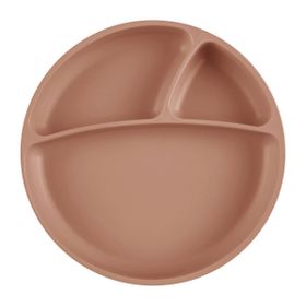 Oioi Porsiyon Vakumlu Woody Brown Mama Tabağı