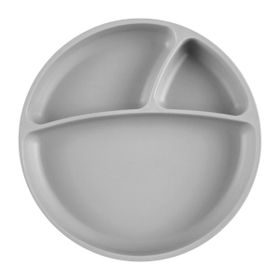 Oioi Powder Grey Porsiyon Mama Tabağı