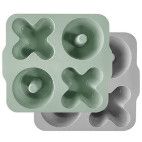 Oioi River Green/Powder Grey Xoxo 2'li Muffin Kalıp