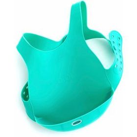 Oioi Silikon Aqua Green Mama Önlüğü
