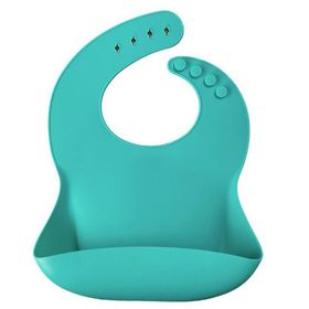 Oioi Silikon Aqua Green Mama Önlüğü