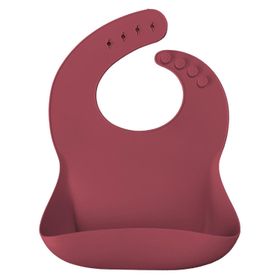 Oioi Silikon Bordo Mama Önlüğü