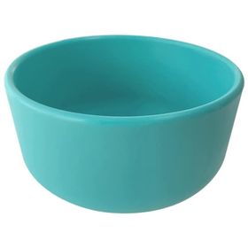 Oioi Silikon Vakum Tabanlı Aqua Green Kapaklı Kase