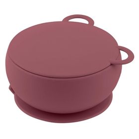 Oioi Vakum Tabanlı Bordo Silikon Kase