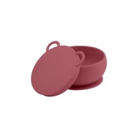 Oioi Vakum Tabanlı Bordo Silikon Tabak