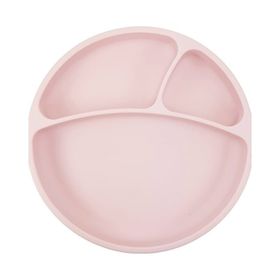 Oioi Vakum Tabanlı Pembe Silikon Tabak