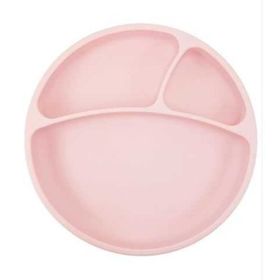 Oioi Vakum Tabanlı Pembe Silikon Tabak