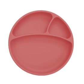Oioi Vakum Tabanlı Pembe Silikon Tabak