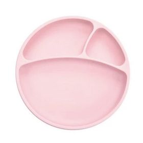 Oioi Vakum Tabanlı Pembe Silikon Tabak