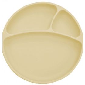 OiOi Vakum Tabanlı Porsiyon Mellow Yellow Silikon Tabak