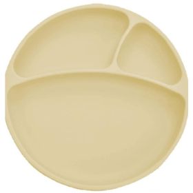 OiOi Vakum Tabanlı Porsiyon Mellow Yellow Silikon Tabak