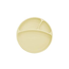 OiOi Vakum Tabanlı Porsiyon Mellow Yellow Silikon Tabak