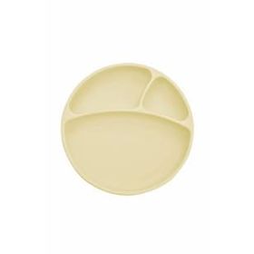 OiOi Vakum Tabanlı Porsiyon Mellow Yellow Silikon Tabak