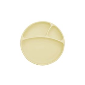 OiOi Vakum Tabanlı Porsiyon Mellow Yellow Silikon Tabak