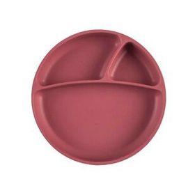 OiOi Vakum Tabanlı Porsiyon Velvet Rose Silikon Tabak