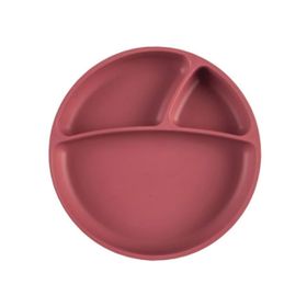 OiOi Vakum Tabanlı Porsiyon Velvet Rose Silikon Tabak