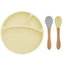 Oioi Vakum Tabanlı Sarı Silikon Tabak