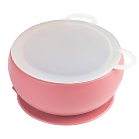 OiOi Vakum Tabanlı Velvet Rose Silikon Kapaklı Kase