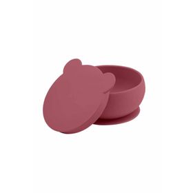 OiOi Vakum Tabanlı Velvet Rose Silikon Kapaklı Kase