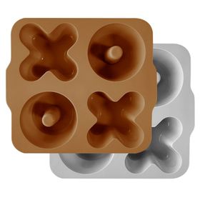 Oioi Woody Brown/Powder Grey Xoxo 2'li Muffin Kalıp