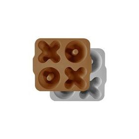 Oioi Woody Brown/Powder Grey Xoxo 2'li Muffin Kalıp