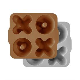 Oioi Woody Brown/Powder Grey Xoxo 2'li Muffin Kalıp