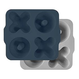 Oioi XOXO Deep Blue Powder Grey Muffin Kalıbı