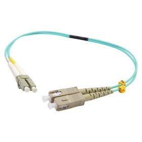 OJC SC-LC MM Duplex 50/125 OM3 0.25 mt Fiber Patch Cord Kablo
