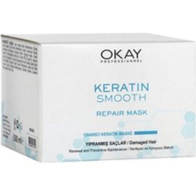 OKAY 3x500 ml Keratin Smooth Onarıcı Maske
